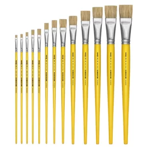 PINCELES SERIE 815 PUNTA PLANA PELO CERDA TIGRE