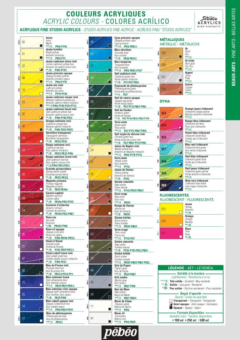 Acrylique extra-fine Pébéo 37 ml S2 262 Rose De Quinacridone - Peinture