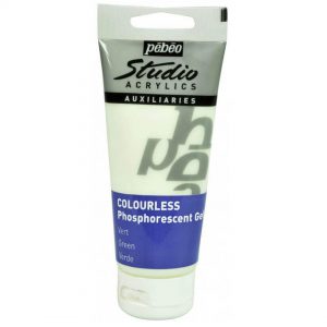 PINTURA GEL FOSFORESCENTE N 117 INCOLORO (Efecto Verde) PEBEO 100ML