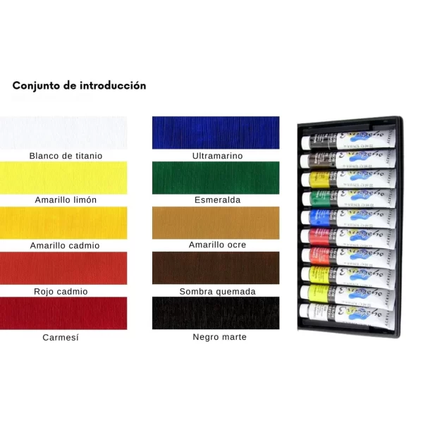 SYSTEM3 SET ACRILICO 10 COL X 22ML DALER ROWNEY - Imagen 2