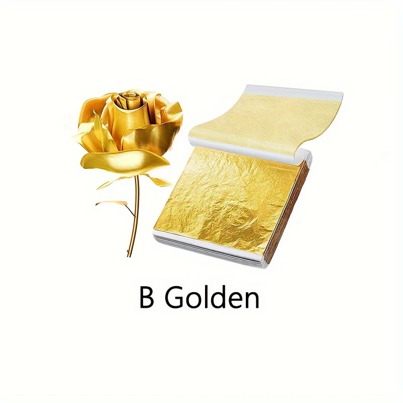 BLOCK 100 HOJAS PAN DE ORO (8.5X9CM) - Imagen 3