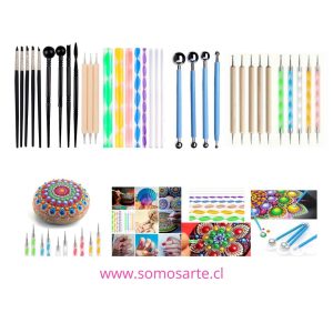 PACK 10 SET DE PUNTILLISMO FULL - 8 SET DIFERENTES